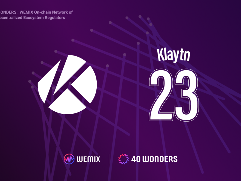 Klaytn Joins WEMIX3.0 NCP as WONDER 23