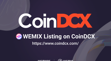 WEMIX Announces Listing on Indian Cryptocurrency Exchange CoinDCX