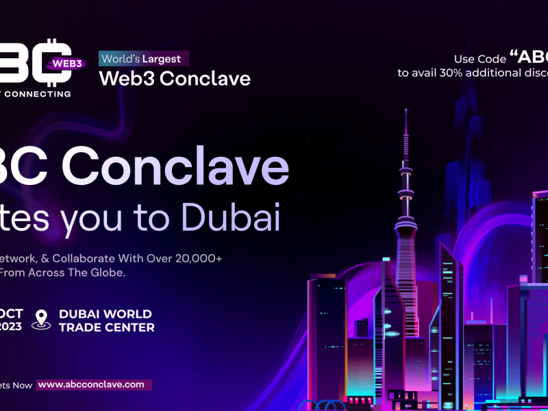 Dubai to Witness World’s Largest Web3 Conference: ABC Conclave to Unite Global Web3 Pioneers in Dubai World Trade Centre