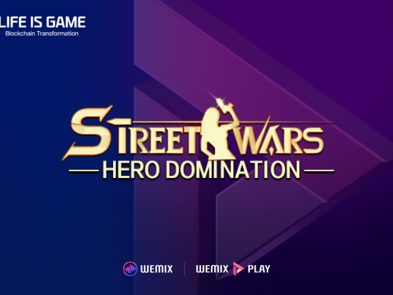 Wemade announces Strategy SLG Street Wars: Hero Domination WEMIX PLAY Onboarding Deal