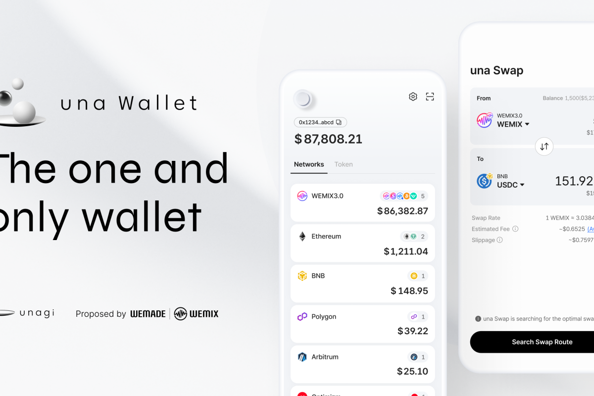WEMIX launches ‘una Wallet’ to enable safest and most convenient digital asset management across blockchains
