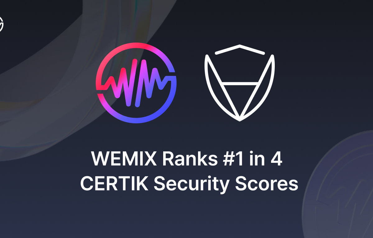 WEMIX Dominates #1 Spot in Gaming, GameFi, Play-to-Earn, and Web3 Categories on CertiK’s Cryptocurrency Leaderboard