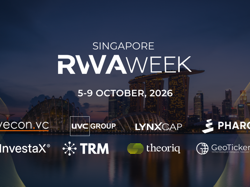 RWA WEEK Singapore Announces New Wave of Institutional Speakers as October Event Draws Closer